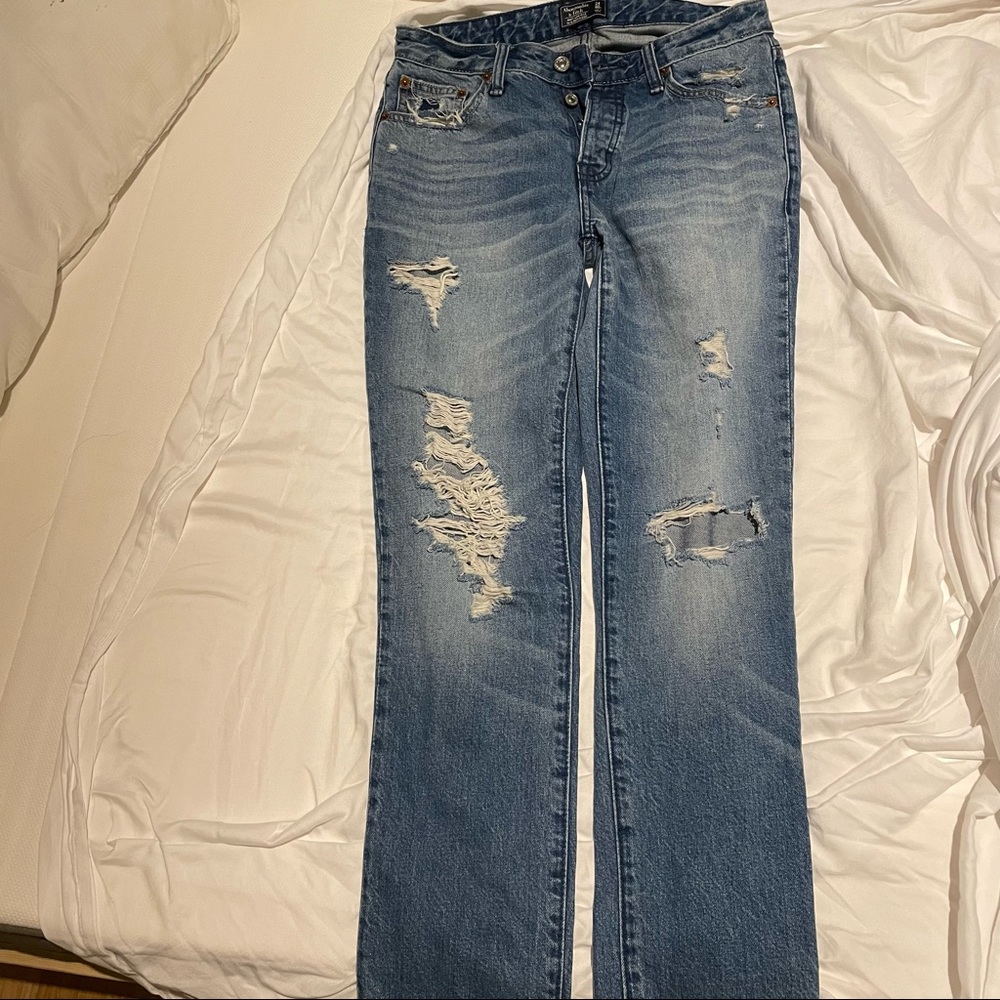 Abercrombie and Fitch Ames Low Ride Slim Boyfriend